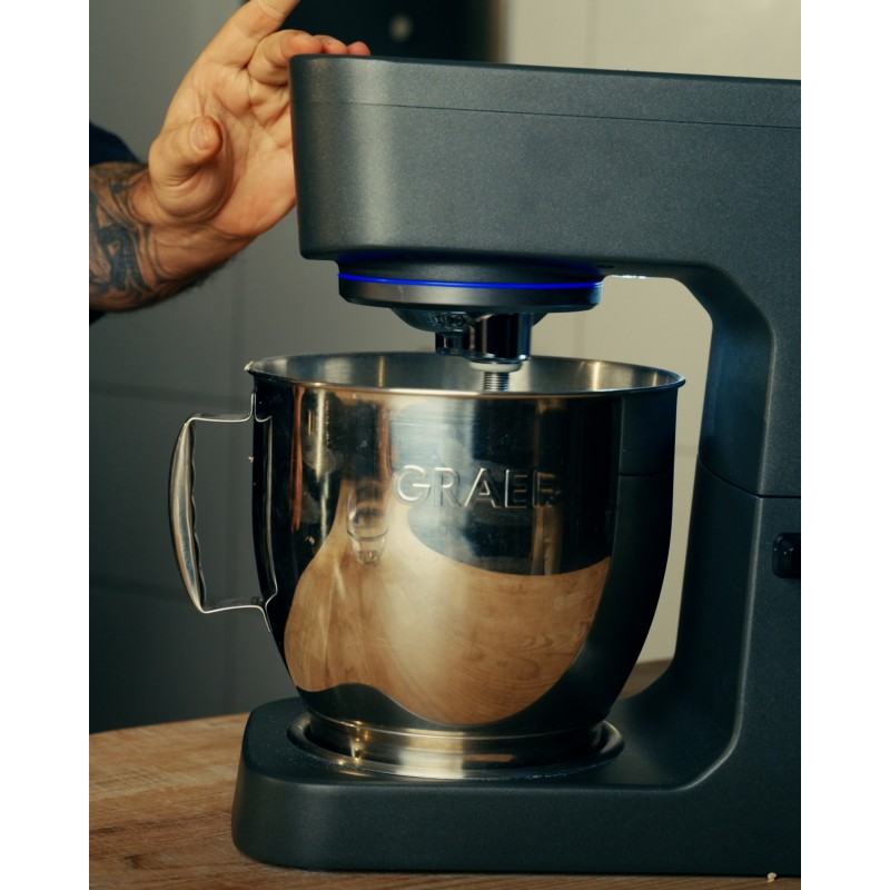 KM7016 MYestro Staande Mixer 7L Antracietgrijs - Graef