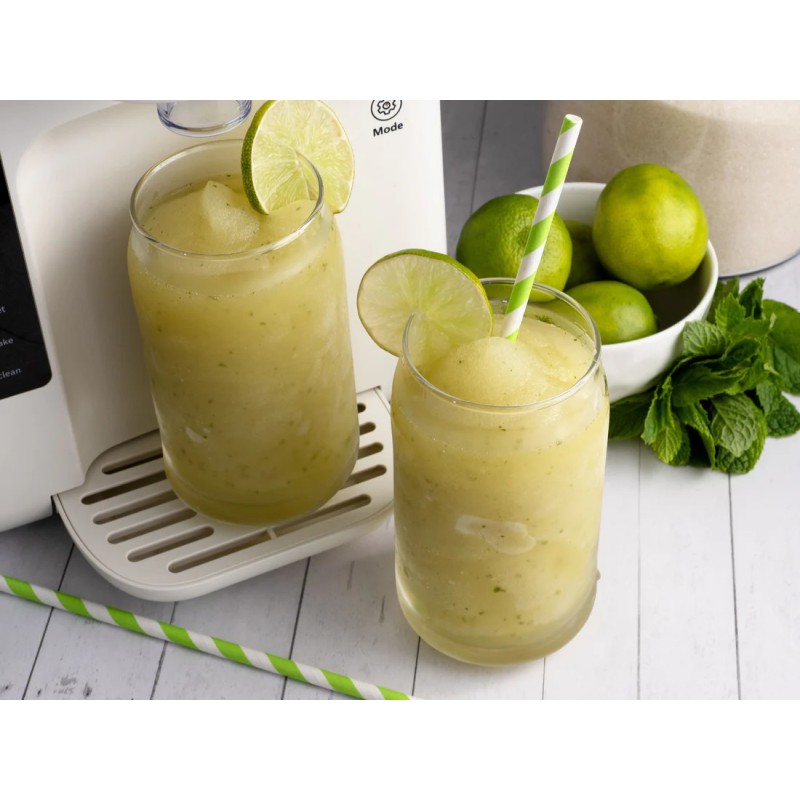 Frost Turbine à Glace Italienne Milkshake Sorbet Granité 1,8L Blanc Crème - Greenpan