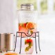 Diamond Distributeur en Verre pour Boissons Jus Cocktails Robinet Inox 5L - Kilner