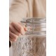 Diamond Distributeur en Verre pour Boissons Jus Cocktails Robinet Inox 5L  - Kilner