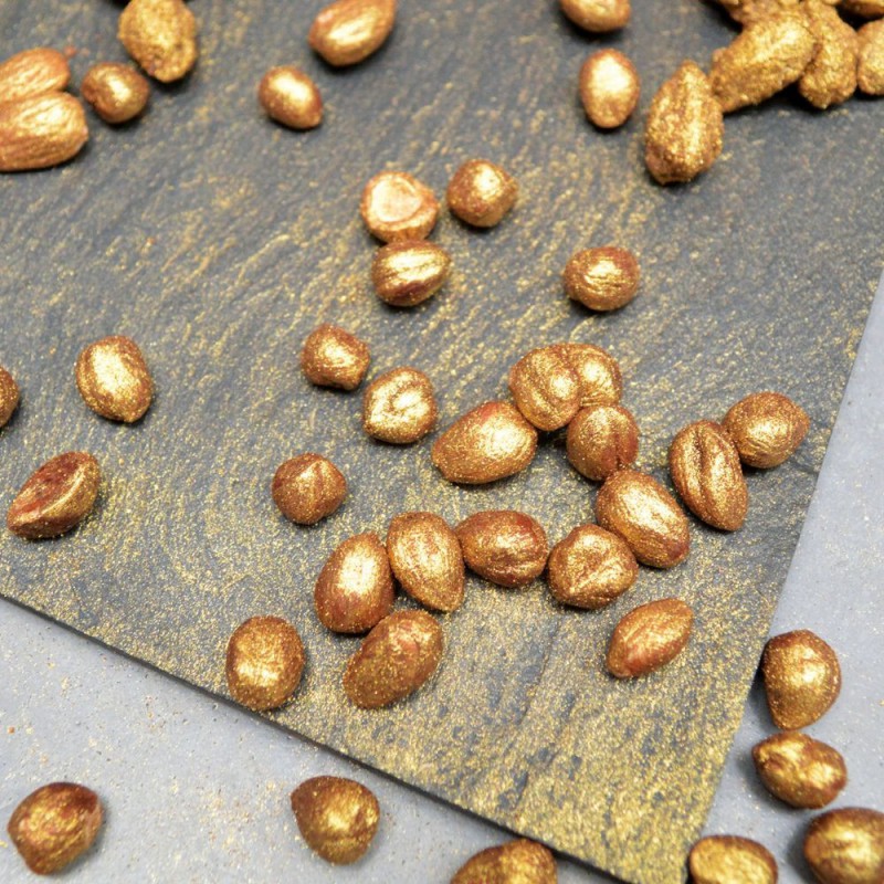 Déco Gâteau Noisettes Entières Comestibles Dorées 50g - Scrapcooking