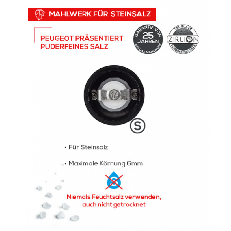 Geschenkdoos Night Electric Duo Line Mat Zwart Molen 15cm Zirlion - Peugeot