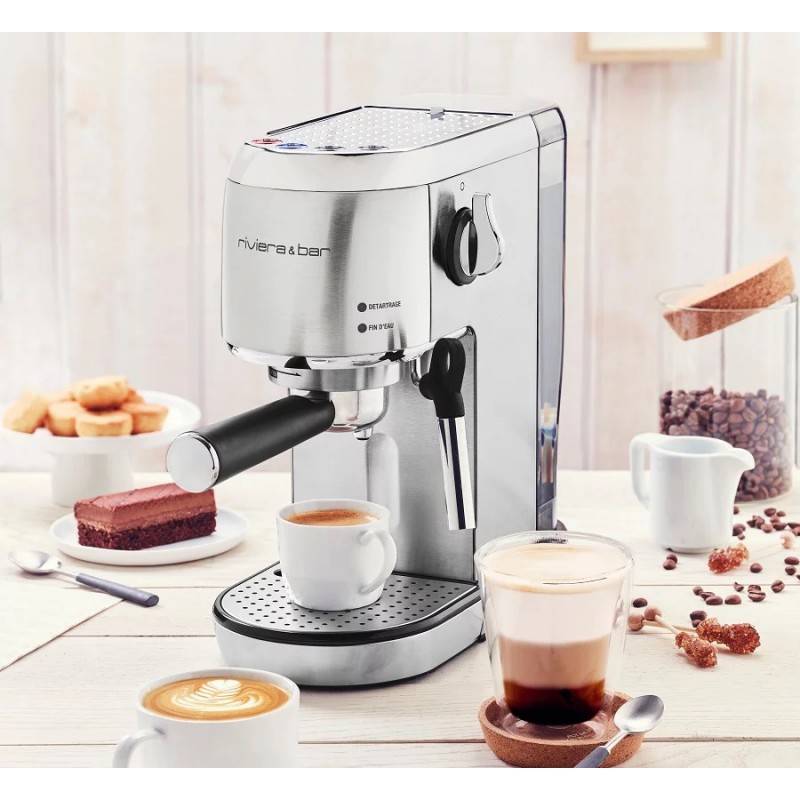 BCE450 Compacte espressomachine RVS - Riviera - Bar