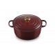 Cocotte Fonte Signature Ronde 6,7 L Rouge Rhône (28 cm)  - Le Creuset