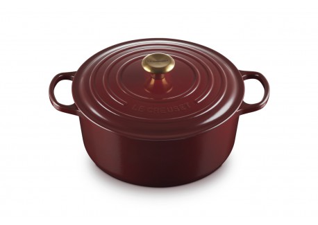 Signature Ronde Gietijzeren Braadpan 6,7 L Rhône Rood (28 cm) - Le Creuset