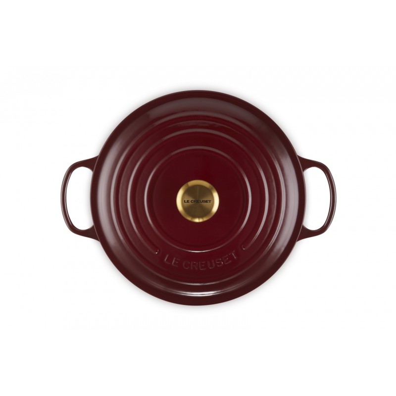 Cocotte Fonte Signature Ronde 6,7 L Rouge Rhône (28 cm)  - Le Creuset