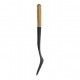 Spatule pour Wok Silicone Noir Manche Bois 31 cm - Staub