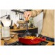 Spatule pour Wok Silicone Noir Manche Bois 31 cm - Staub