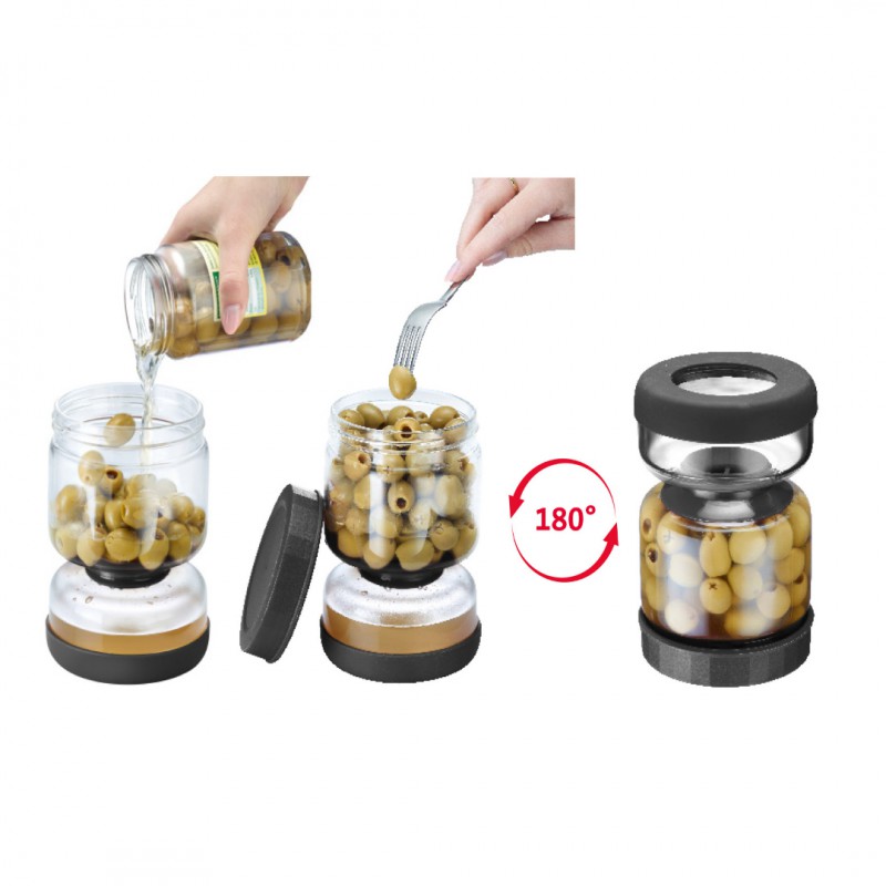 Glazen Pot met Deksel en Zeef 750 ml 15 cm - Westmark