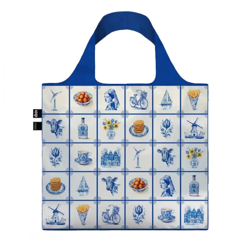 Sac Réutilisable Pliable Delft Heritage  - LOQI