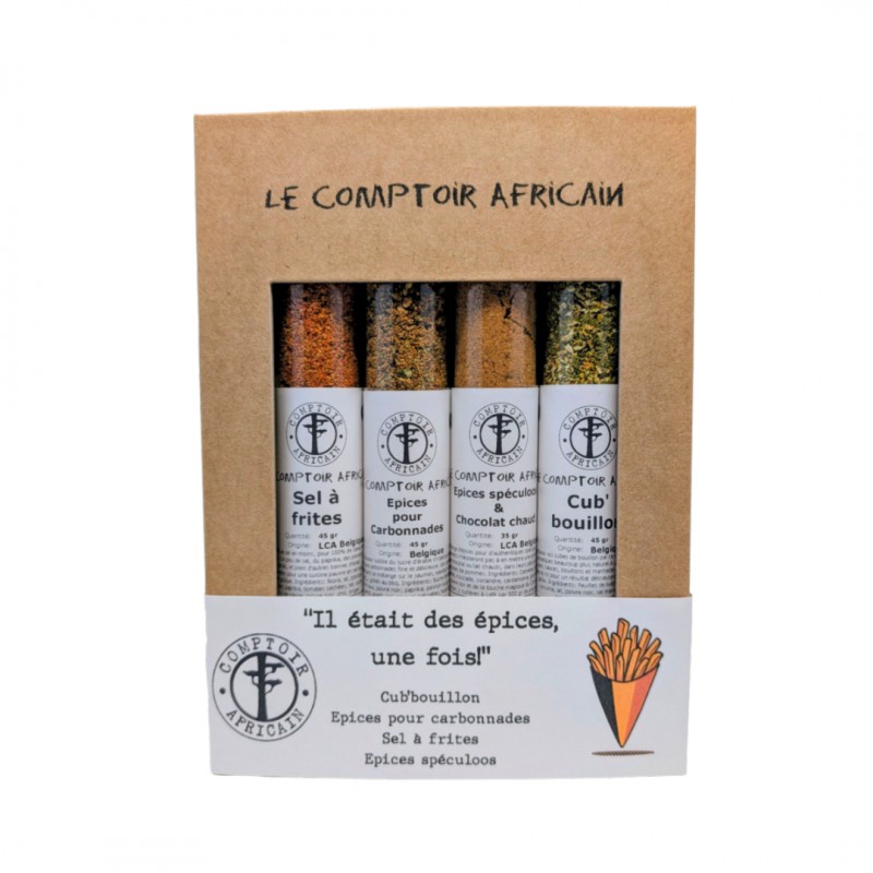 Coffret Kraft Il Etait des Épices, une Fois Spécial Belgique  - Comptoir Africain