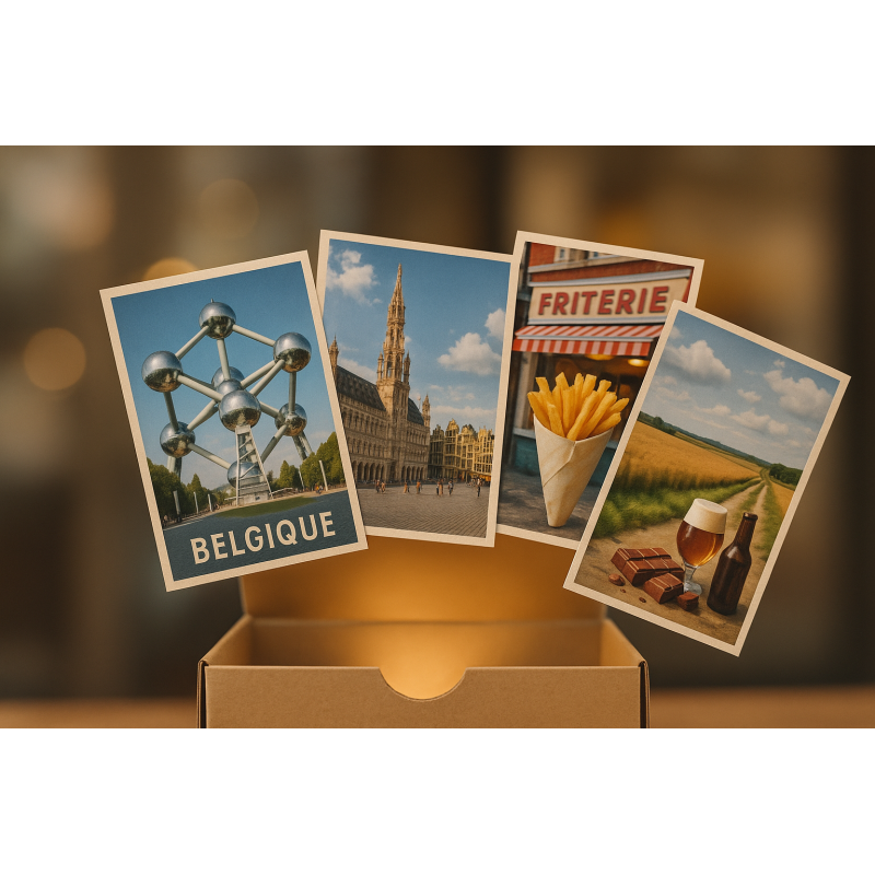 Coffret Kraft Il Etait des Épices, une Fois Spécial Belgique  - Comptoir Africain