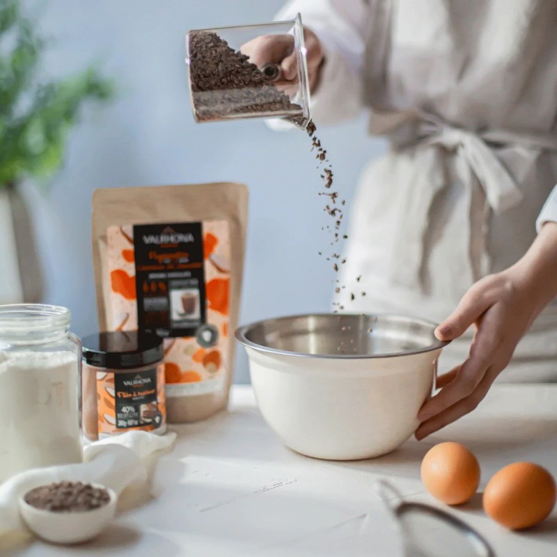 Copeaux Chocolat Noir Nyangbo 68% 250 g - Valrhona