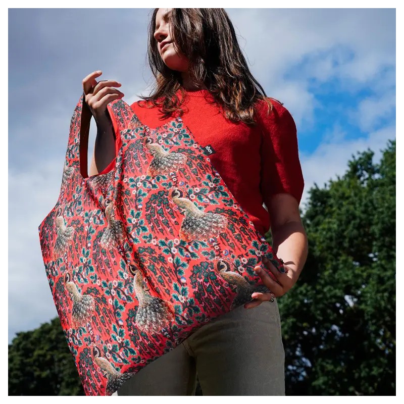 Opvouwbare Herbruikbare Tas Peacock Power - LOQI