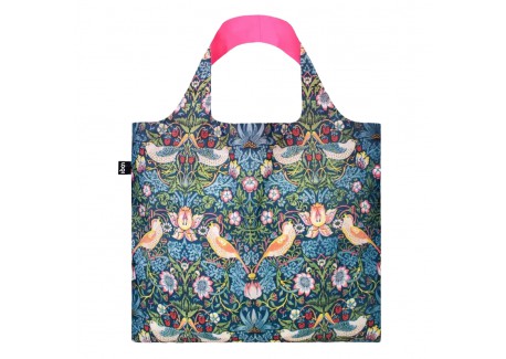 Sac Réutilisable Pliable Stawberry Thief Neon Pink - LOQI