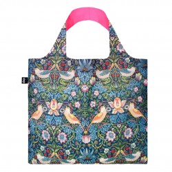 Opvouwbare Herbruikbare Tas Stawberry Thief Neon Pink