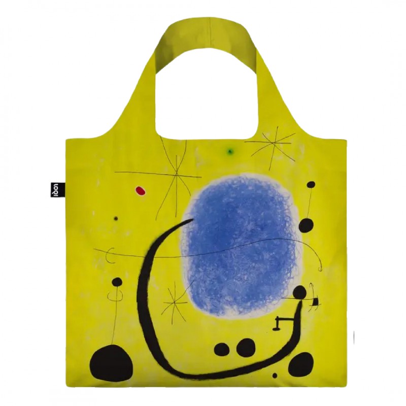 Sac Réutilisable Pliable Museum Collection Miro L'Or de l'Azur  - LOQI