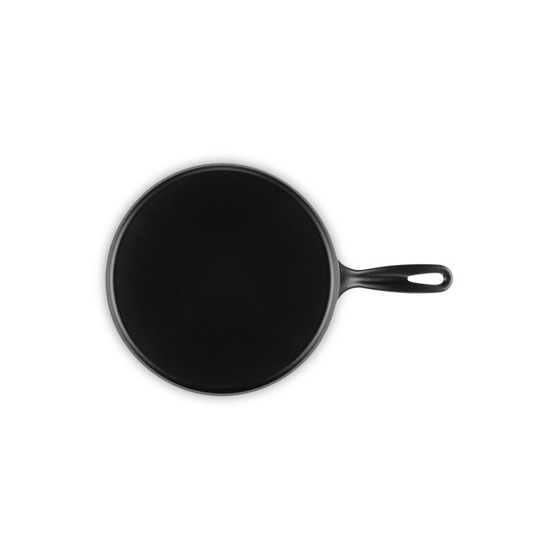 Crêpière Tradition Fonte Emaillée 27 cm + Râteau et Spatule Bois - Le Creuset