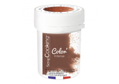 Colorant Alimentaire en Poudre Marron (ou Marron Chocolat) 5 g - Scrapcooking