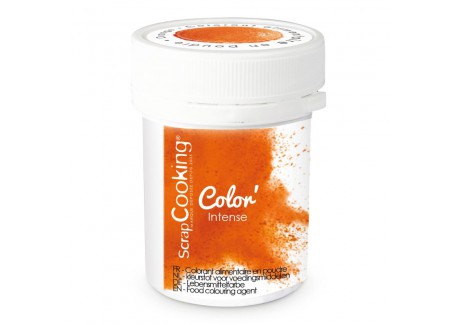 Colorant Alimentaire en Poudre Orange (ou Orange Mandarine) 5 g - Scrapcooking