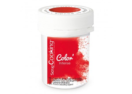 Colorant Alimentaire en Poudre Rouge (ou Rouge Coquelicot) 5 g - Scrapcooking