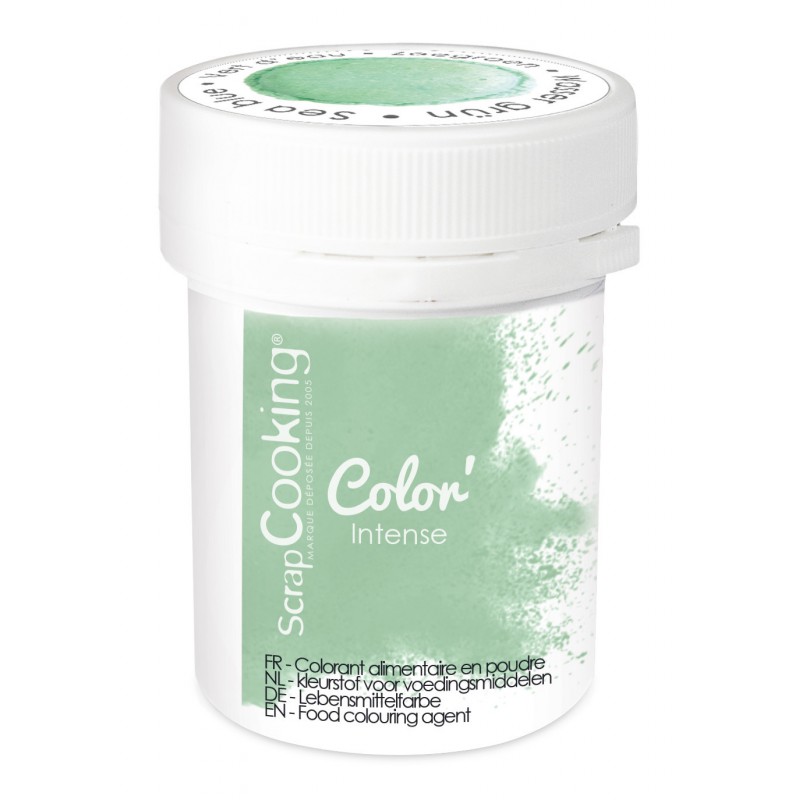 Colorant Alimentaire en Poudre Vert D'Eau 5 g - Scrapcooking