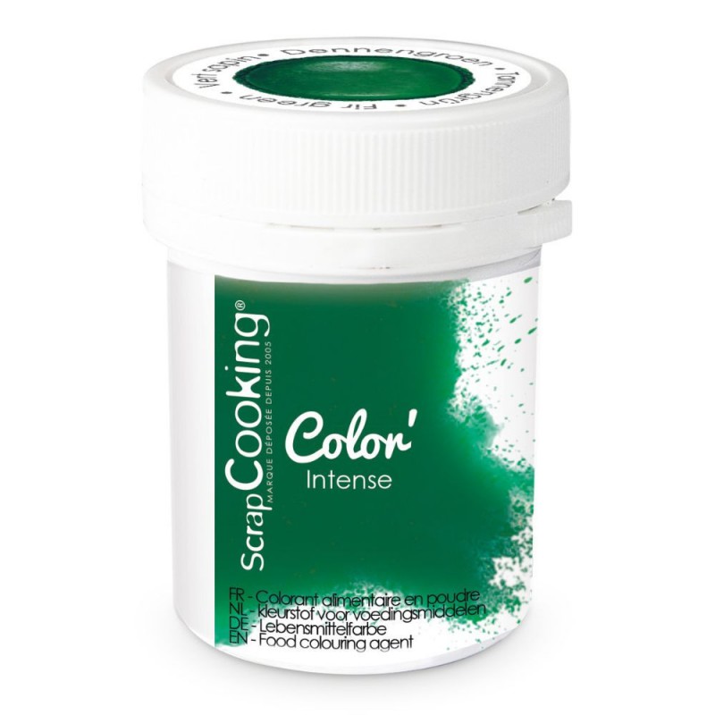 Colorant Alimentaire en Poudre Vert Sapin 5 g - Scrapcooking