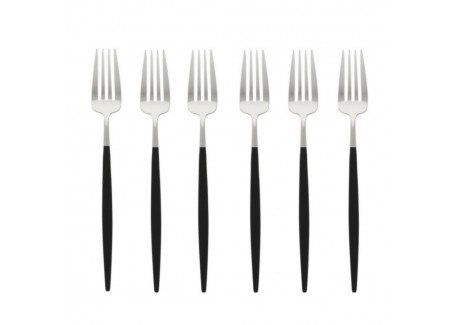 Goa Vorken Mat Staal Zwart Heft 6 stk - Cutipol