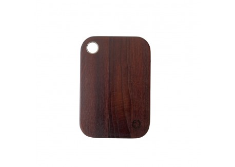 Hélène Snij- en Serveerplank van Thermisch Behandeld Essenhout M 33x23x1,5 cm - - Les Planches du Chef