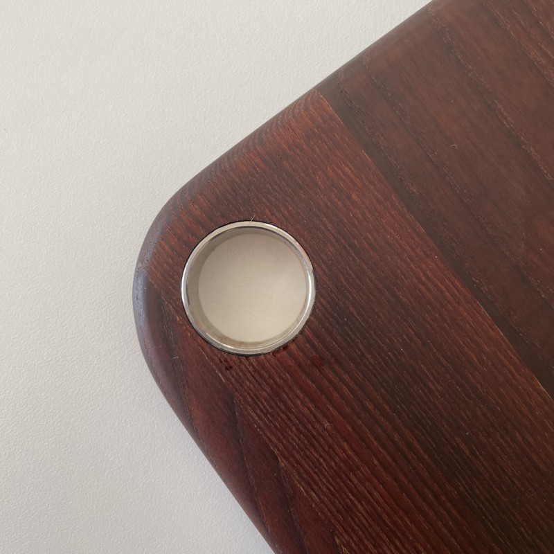 Hélène Snij- en Serveerplank van Thermisch Behandeld Essenhout M 33x23x1,5 cm - - Les Planches du Chef