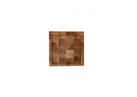 Gordon Snijplank van Staand Essenhout (end grain) 20×20×6 cm - Les Planches du Chef