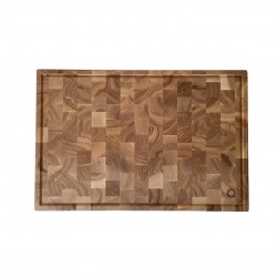 Gordon Snijplank van Staand Essenhout (end grain) 60×40×5 cm - Les Planches du Chef