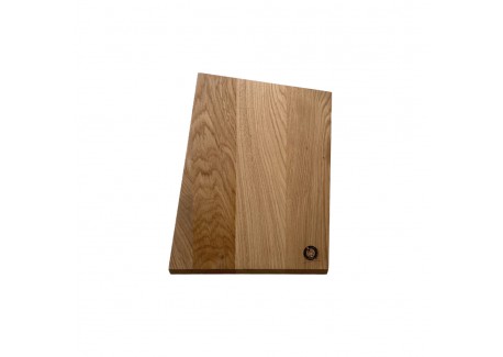 Pierre Planche à Découper Trapèze en Chêne 35x27x1,5 cm - Les Planches du Chef