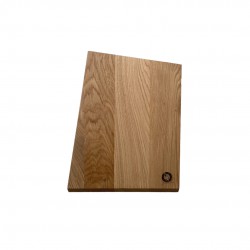 Pierre Planche à Découper Trapèze en Chêne 35x27x1,5 cm - Les Planches du Chef