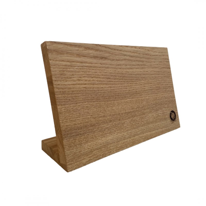 Philippe Bloc Porte Couteaux Magnétique Chêne 32 cm  - Les Planches du Chef