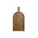 Mory Ethnische Serveerplank Masker in Eikenhout 38x19x1,5 cm  - Les Planches du Chef
