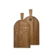 Mory Ethnische Serveerplank Masker in Eikenhout 38x19x1,5 cm  - Les Planches du Chef
