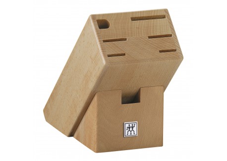 Professional S Bloc à 5 Couteaux 1 Fusil 1 Ciseau Bois de Hêtre 23x11,5x19,5 cm - Zwilling