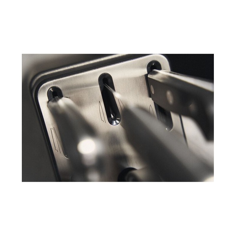 Gourmet Bloc de Couteaux avec Aiguiseur Intégré 7 pcs Anthracite  - Zwilling