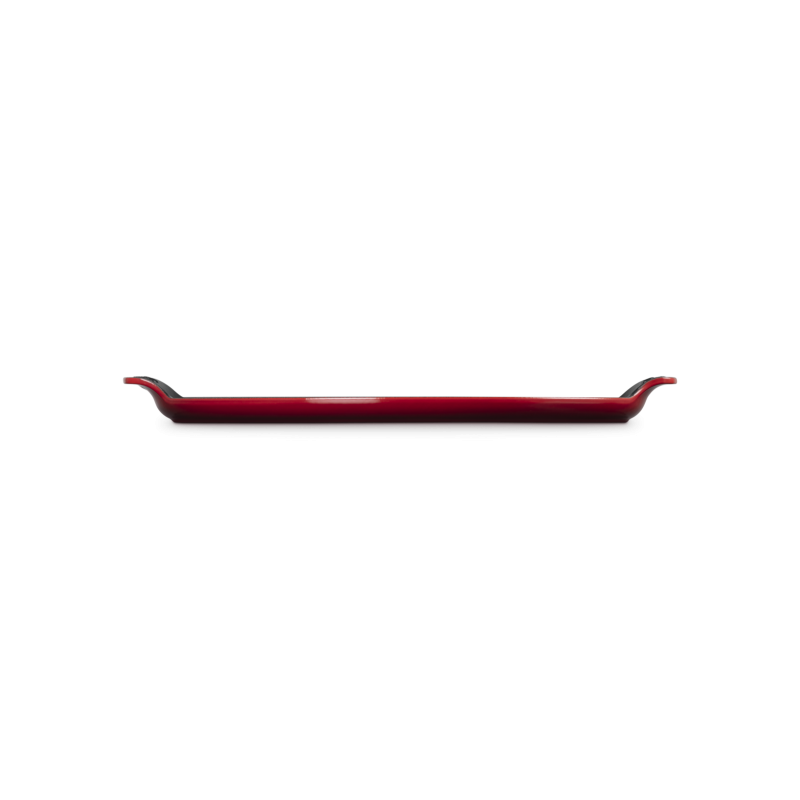 Bistro Grill en Fonte Emaillée Rond XL 32 cm avec Poignées Rouge Cerise  - Le Creuset