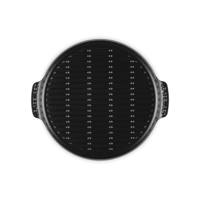 Bistro Grill en Fonte Emaillée Rond XL 32 cm avec Poignées Rouge Cerise  - Le Creuset