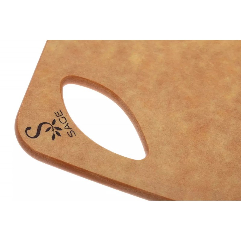 Planche à Découper Fine en Fibre de Bois Paperstone "Bar" 15x27 cm Naturel  - Sage