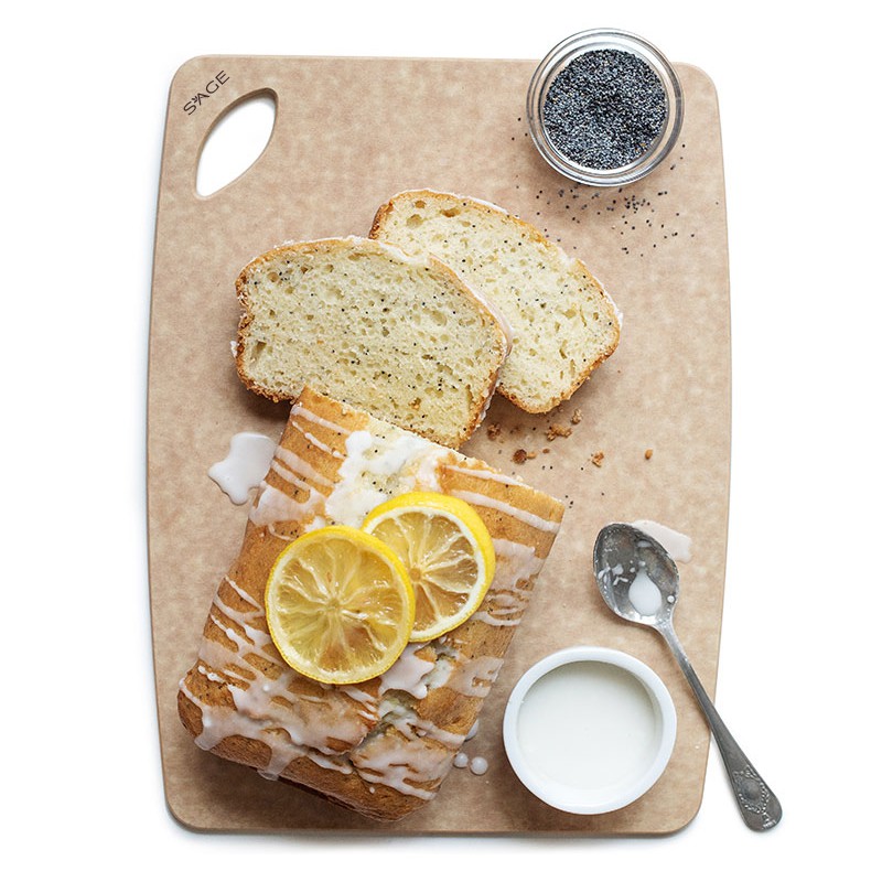 Dunne Snijplank van Paperstone-vezels "Bar" 15 x 27 cm Naturel - Sage