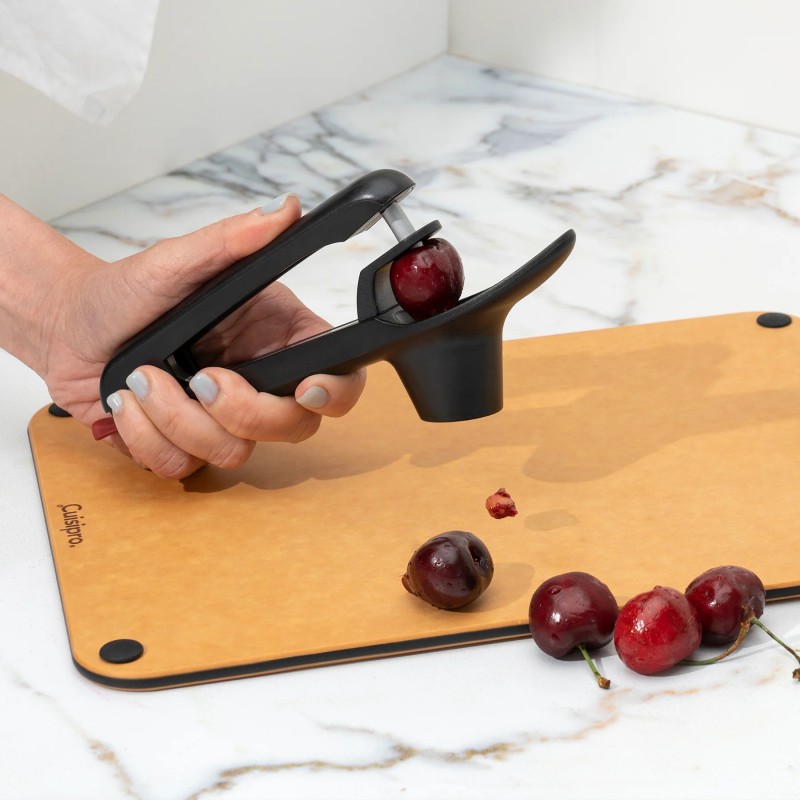 Dénoyauteur Cerises et Olives Anti-éclaboussures Noir 20 cm - Cuisipro