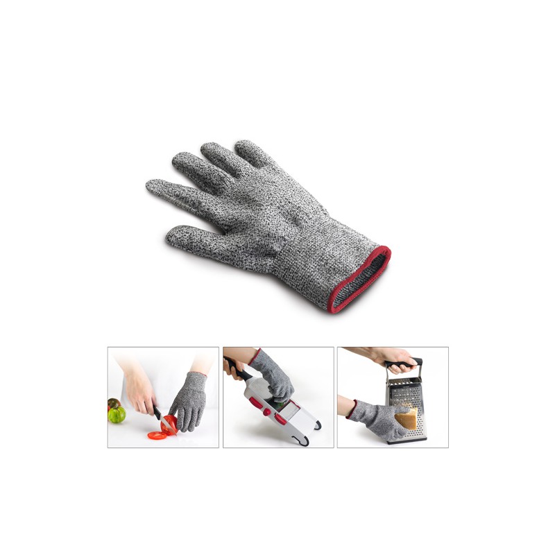 Snijbestendige keukenhandschoen voor mandoline Grijs - Cuisipro