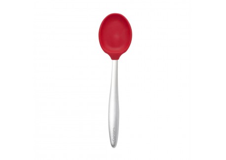 Piccolo Mini Flexibele Siliconen Lepel Rood en RVS 20 cm - Cuisipro