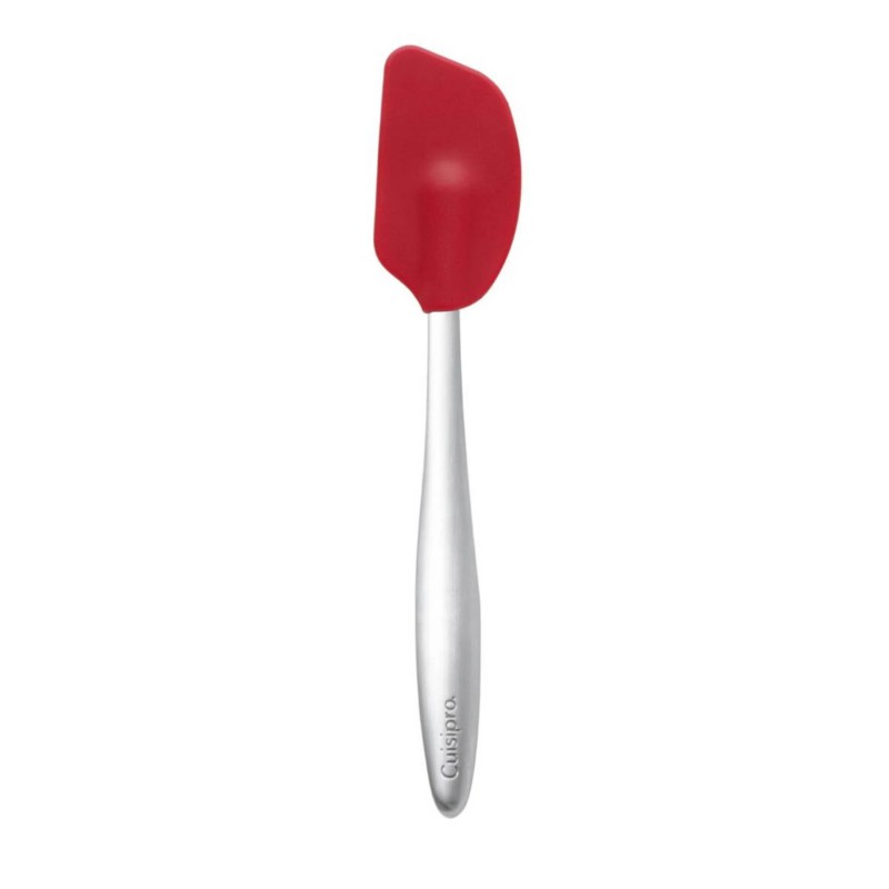 Piccolo Mini Spatule Cuillère Silicone Flexible Rouge et Inox 20 cm - Cuisipro