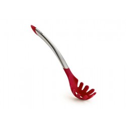 Cuillère à Spaghetti Tête Silicone Rouge et Inox 30 cm - Cuisipro