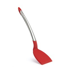 Spatule Tête Silicone Rouge et Inox 30 cm - Cuisipro