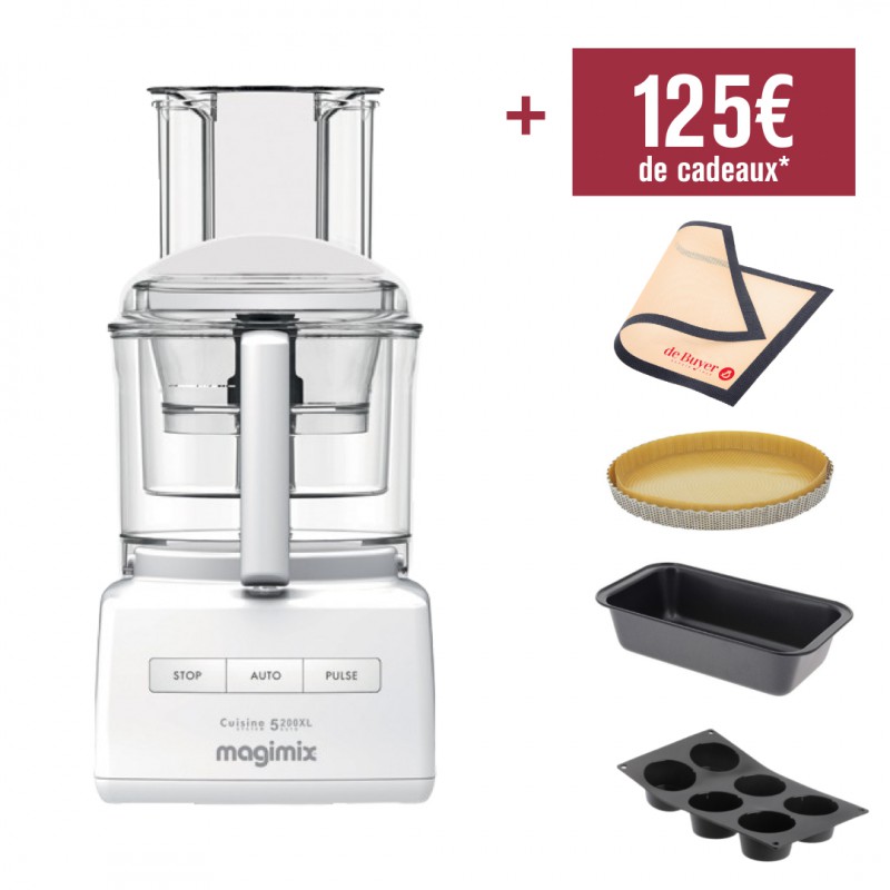 Multifonctionele Robot Cuisine System 5200 XL Wit Premium Pack - Magimix